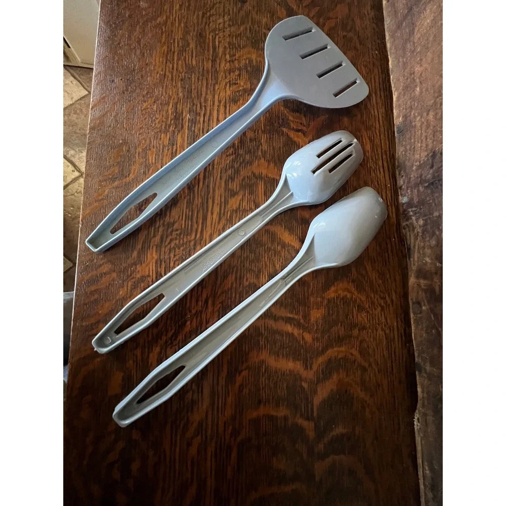 VTG Country Core Blue King Kraft Taylor Made Kitchen Utensil Lot Spatula Spoons